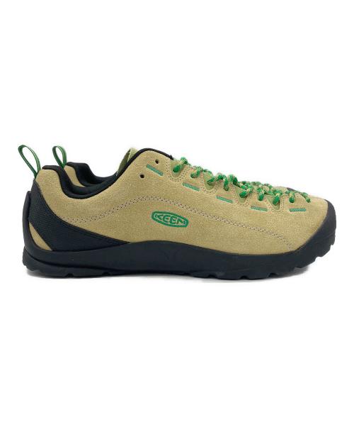 KEEN（キーン）KEEN (キーン) トレッキングシューズ ベージュ×グリーン サイズ:27の古着・服飾アイテム