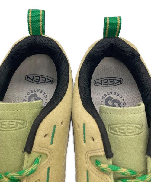 KEEN（キーン）KEEN (キーン) トレッキングシューズ ベージュ×グリーン サイズ:27の古着・服飾アイテム