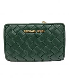 MICHAEL KORS（マイケル・コース）の古着「2つ折り財布」｜グリーン
