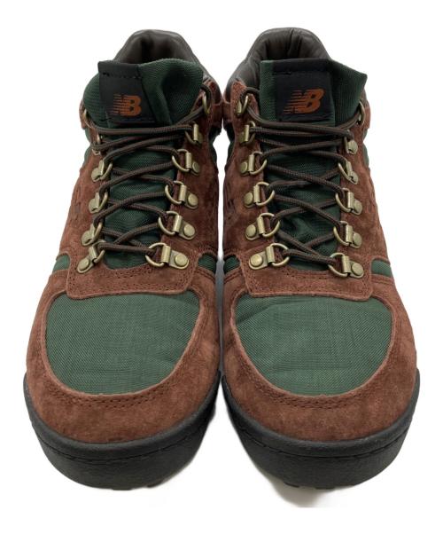 NEW BALANCE（ニューバランス）NEW BALANCE (ニューバランス) トレッキングブーツ ブラウン×グリーン サイズ:26cmの古着・服飾アイテム