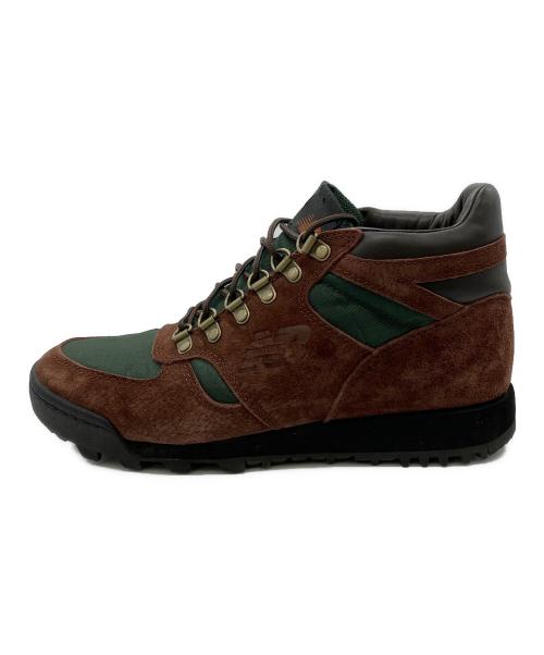 NEW BALANCE（ニューバランス）NEW BALANCE (ニューバランス) トレッキングブーツ ブラウン×グリーン サイズ:26cmの古着・服飾アイテム