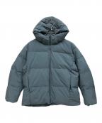 UNIQLOユニクロ）の古着「シームレスダウンパーカ」｜ブルーグリーン