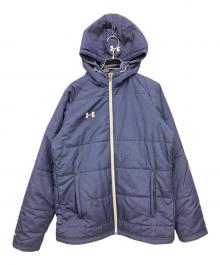 UNDER ARMOUR（アンダーアーマー）の古着「中綿ジャケット」｜ネイビー