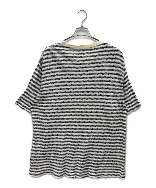 stussy（ステューシー）stussy (ステューシー) Tシャツ ブラック×ホワイト サイズ:XLの古着・服飾アイテム