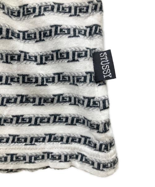 stussy（ステューシー）stussy (ステューシー) Tシャツ ブラック×ホワイト サイズ:XLの古着・服飾アイテム