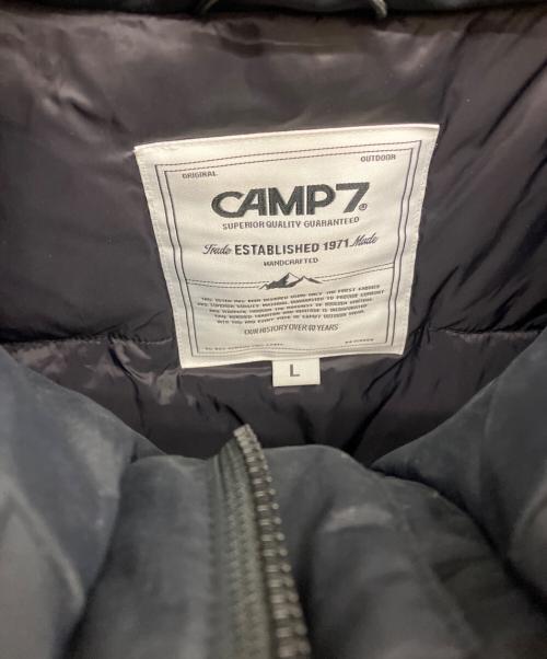 CAMP 7（キャンプ７）CAMP 7 (キャンプ７) ダウンジャケット ブラック サイズ:Lの古着・服飾アイテム