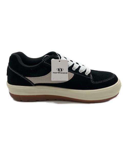 NORTHWAVE（ノースウェーブ）NORTHWAVE (ノースウェーブ) ESPRESSO SUEDE　厚底スニーカー ブラック×ホワイト サイズ:28cmの古着・服飾アイテム