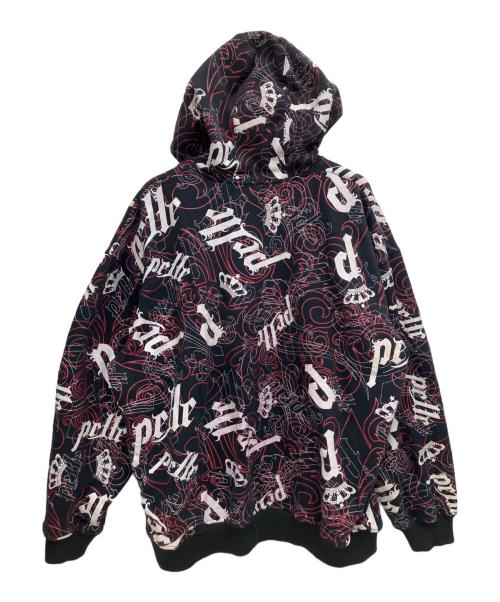pellepelle（ペレペレ）pellepelle (ペレペレ) ジップパーカー ブラック サイズ:2XLの古着・服飾アイテム