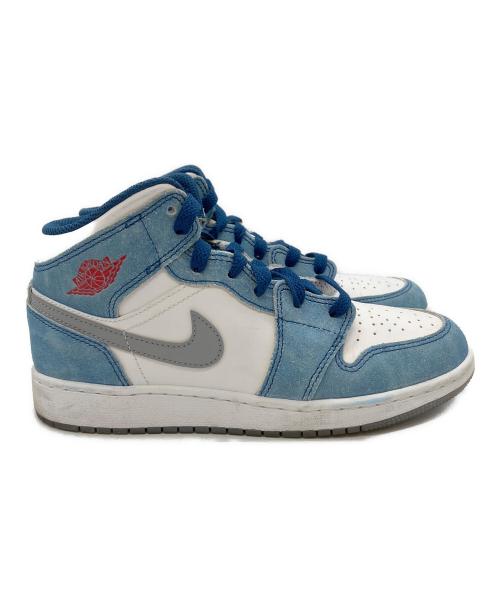 NIKE（ナイキ）NIKE (ナイキ) ハイカットスニーカー ブルー×ホワイト サイズ:23.5の古着・服飾アイテム