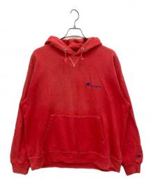 Champion（チャンピオン）の古着「プルオーバーパーカー」｜レッド