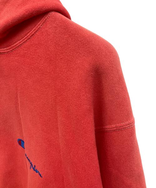 Champion（チャンピオン）Champion (チャンピオン) プルオーバーパーカー レッド サイズ:XLの古着・服飾アイテム