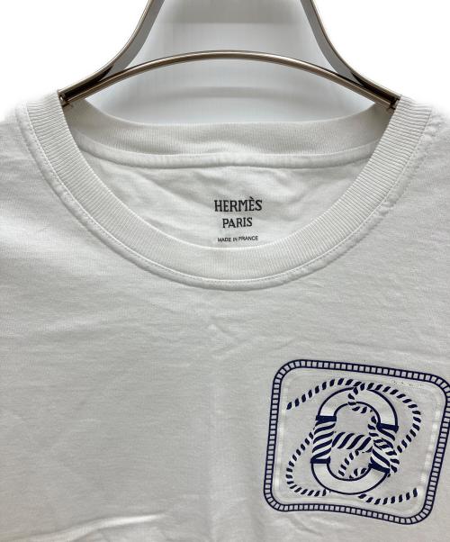 HERMES（エルメス）HERMES (エルメス) 半袖カットソー ホワイト サイズ:34の古着・服飾アイテム