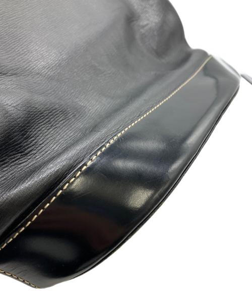Burberry's（バーバリー）Burberry's (バーバリー) ショルダーバッグ ブラック×ブラウンの古着・服飾アイテム