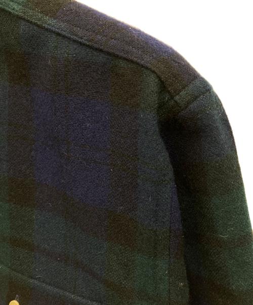 POLO RALPH LAUREN（ポロ・ラルフローレン）POLO RALPH LAUREN (ポロ・ラルフローレン) 長袖シャツ ネイビー×グリーン サイズ:Lの古着・服飾アイテム