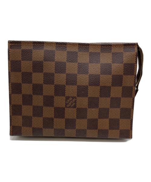LOUIS VUITTON（ルイ ヴィトン）LOUIS VUITTON (ルイ ヴィトン) ダミエポッシュトワレット ブラウンの古着・服飾アイテム