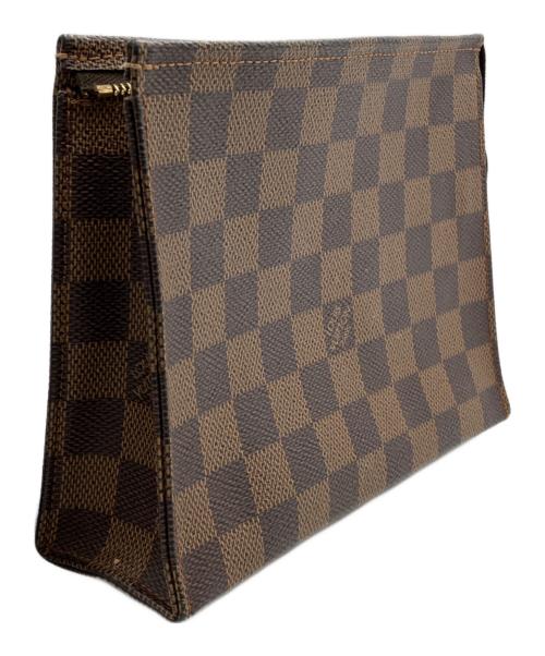 LOUIS VUITTON（ルイ ヴィトン）LOUIS VUITTON (ルイ ヴィトン) ダミエポッシュトワレット ブラウンの古着・服飾アイテム