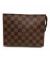 LOUIS VUITTON (ルイ ヴィトン) ダミエポッシュトワレット ブラウン：40000円