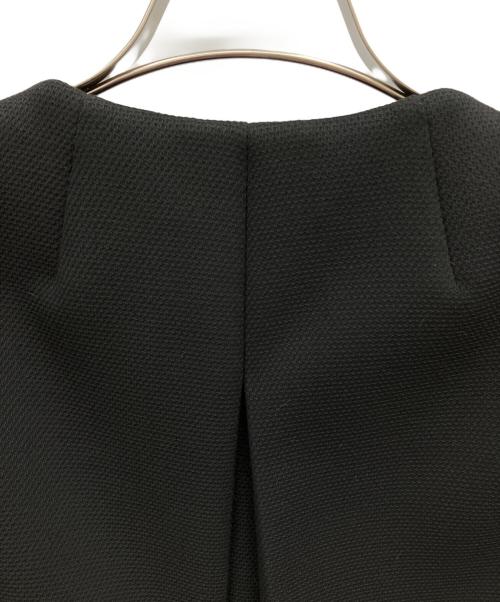 RED VALENTINO（レッドヴァレンティノ）RED VALENTINO (レッドヴァレンティノ) ノーカラージャケット ブラック サイズ:38の古着・服飾アイテム