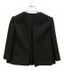 RED VALENTINO (レッドヴァレンティノ) ノーカラージャケット ブラック サイズ:38：5000円