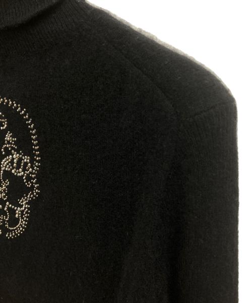 THOMASWYLDE（トーマスワイルド）THOMASWYLDE (トーマスワイルド) 薄手ニット ブラック サイズ:XSの古着・服飾アイテム