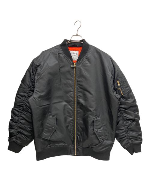 SHAKA WEAR（シャカウェア）SHAKA WEAR (シャカウェア) MA-1ジャケット ブラック サイズ:Lの古着・服飾アイテム