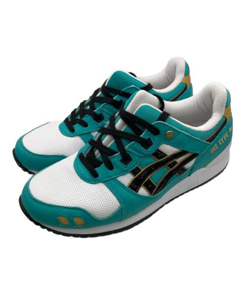 asics（アシックス）asics (アシックス) スニーカー グリーン×ホワイト サイズ:26.0の古着・服飾アイテム