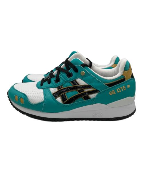 asics（アシックス）asics (アシックス) スニーカー グリーン×ホワイト サイズ:26.0の古着・服飾アイテム