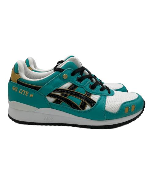 asics（アシックス）asics (アシックス) スニーカー グリーン×ホワイト サイズ:26.0の古着・服飾アイテム