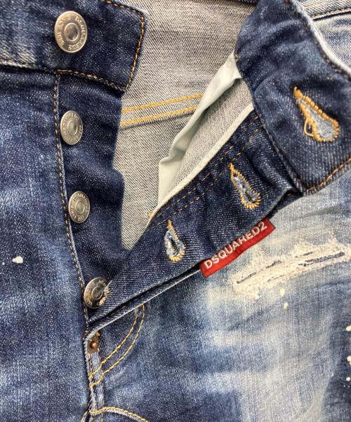 DSQUARED2（ディースクエアード）DSQUARED2 (ディースクエアード) デニムパンツ インディゴ サイズ:50 未使用品の古着・服飾アイテム