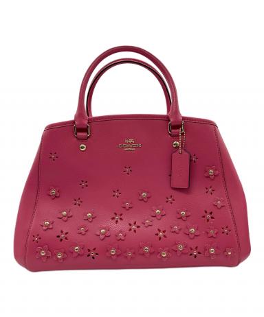 中古・古着通販】COACH (コーチ) ショルダーバッグ ショッキングピンク