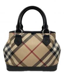 BURBERRY（バーバリー）の古着「ハンドバッグ」｜ベージュ