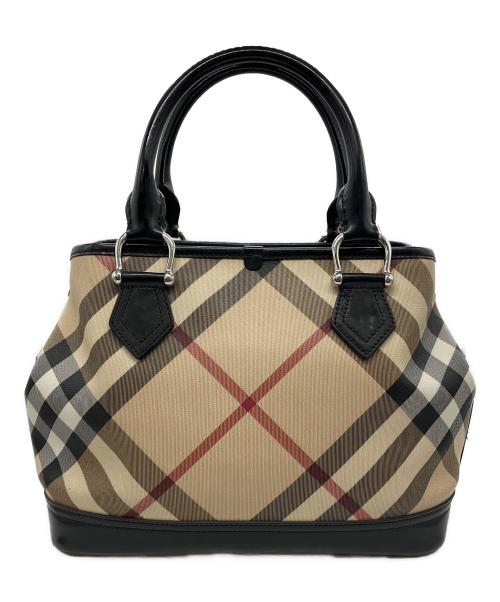 BURBERRY（バーバリー）BURBERRY (バーバリー) ハンドバッグ ベージュの古着・服飾アイテム