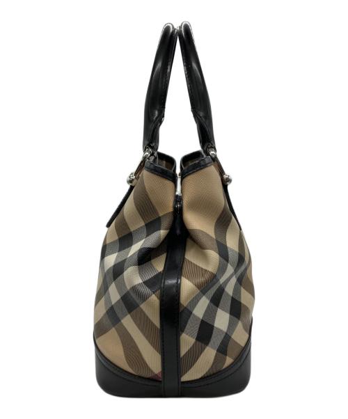 BURBERRY（バーバリー）BURBERRY (バーバリー) ハンドバッグ ベージュの古着・服飾アイテム