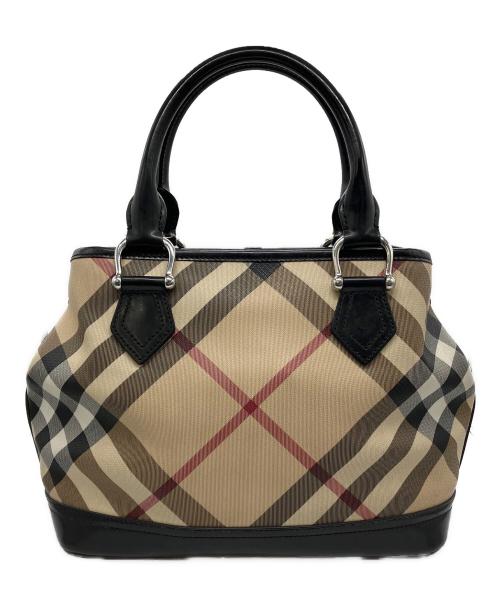 BURBERRY（バーバリー）BURBERRY (バーバリー) ハンドバッグ ベージュの古着・服飾アイテム