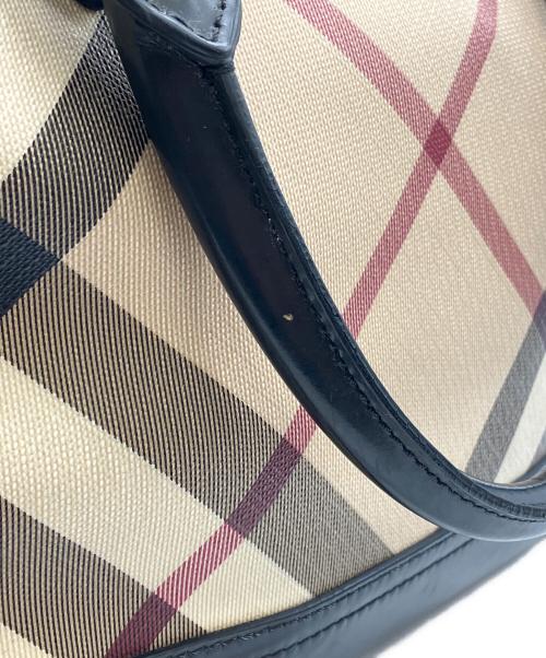 BURBERRY（バーバリー）BURBERRY (バーバリー) ハンドバッグ ベージュの古着・服飾アイテム