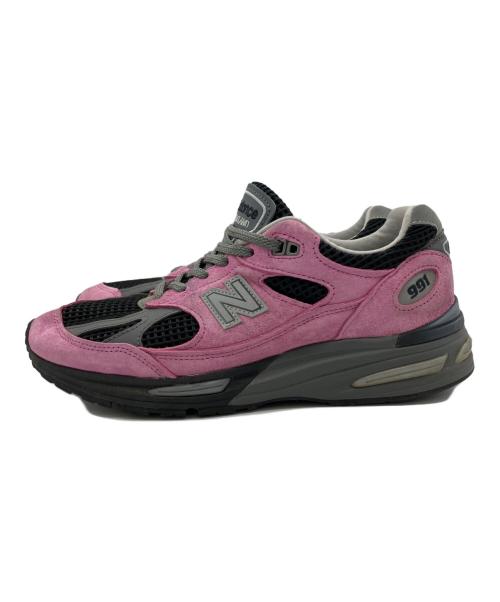 NEW BALANCE（ニューバランス）NEW BALANCE (ニューバランス) 991V2 ブラック×ピンク サイズ:25.5cmの古着・服飾アイテム