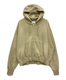 soerte（ソエルテ）の古着「ジップパーカー」｜ベージュ
