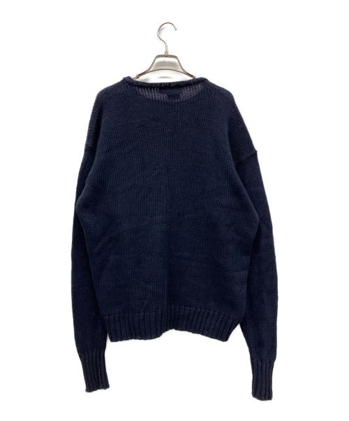POLO RALPH LAUREN（ポロ・ラルフローレン）POLO RALPH LAUREN (ポロ・ラルフローレン) 厚手ニット ネイビー サイズ:Lの古着・服飾アイテム