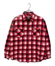 LEVI'S（リーバイス）の古着「長袖シャツ」｜レッド×ホワイト