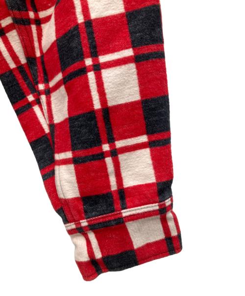 LEVI'S（リーバイス）LEVI'S (リーバイス) 長袖シャツ レッド×ホワイト サイズ:Lの古着・服飾アイテム