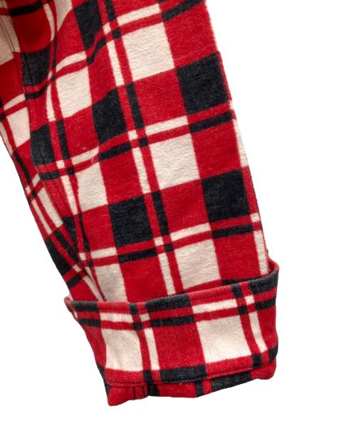 LEVI'S（リーバイス）LEVI'S (リーバイス) 長袖シャツ レッド×ホワイト サイズ:Lの古着・服飾アイテム