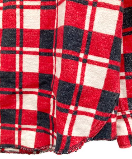 LEVI'S（リーバイス）LEVI'S (リーバイス) 長袖シャツ レッド×ホワイト サイズ:Lの古着・服飾アイテム
