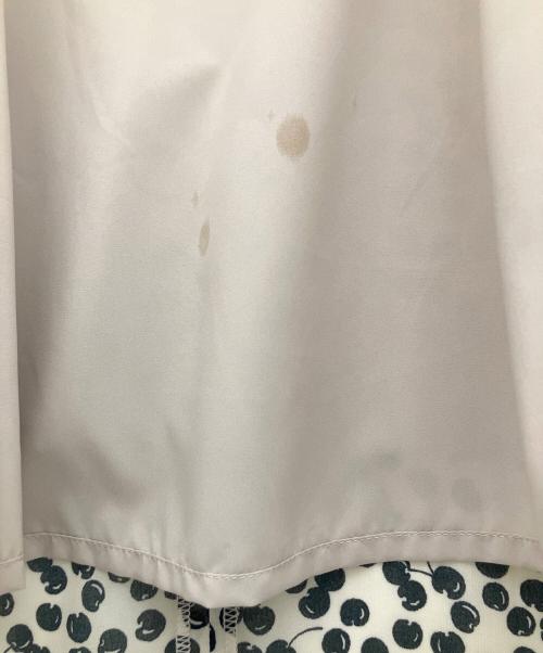 HER LIP TO（ハーリップトゥ）Her lip to (ハーリップトゥ) 半袖ワンピース ベージュ×ブラック サイズ:Mの古着・服飾アイテム