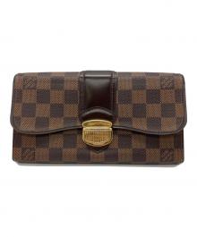 LOUIS VUITTON（ルイ ヴィトン）の古着「2つ折り財布」｜ブラウン