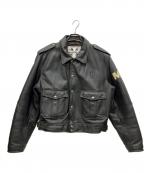 FOUR SKULL MEN'sフォー・スカル・メンズ）の古着「レザージャケット」｜ブラック