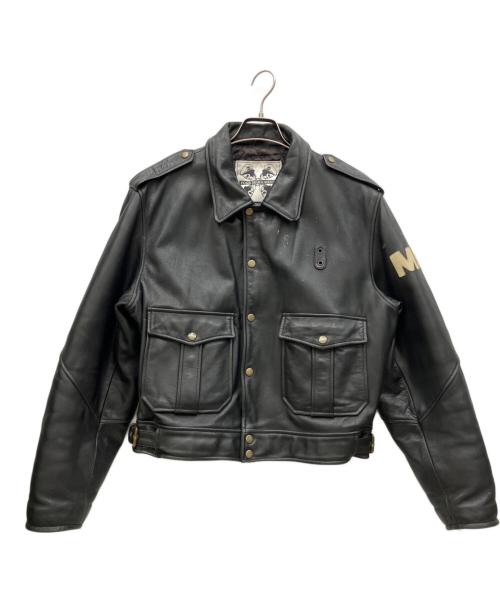 FOUR SKULL MEN's（フォー・スカル・メンズ）FOUR SKULL MEN's (フォー・スカル・メンズ) レザージャケット ブラック サイズ:Lの古着・服飾アイテム