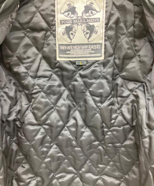 FOUR SKULL MEN's（フォー・スカル・メンズ）FOUR SKULL MEN's (フォー・スカル・メンズ) レザージャケット ブラック サイズ:Lの古着・服飾アイテム