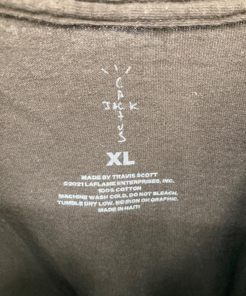 cactus jack（カクタス・ジャック）cactus jack (カクタス・ジャック) Fragment (フラッグメント) Tシャツ ブラウン サイズ:XLの古着・服飾アイテム