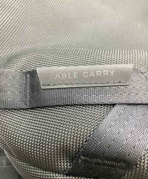 ABLE CARRY（エイブルキャリー）Able Carry (エイブルキャリー) リュック ブラックの古着・服飾アイテム