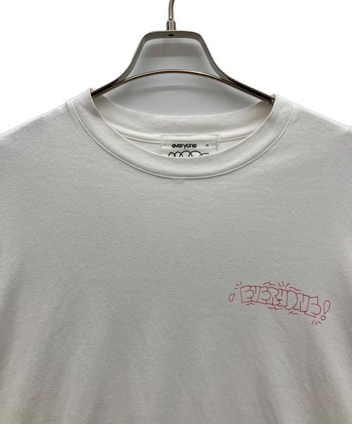 everyone（エブリワン）everyone (エブリワン) 半袖カットソー ホワイト サイズ:Mの古着・服飾アイテム
